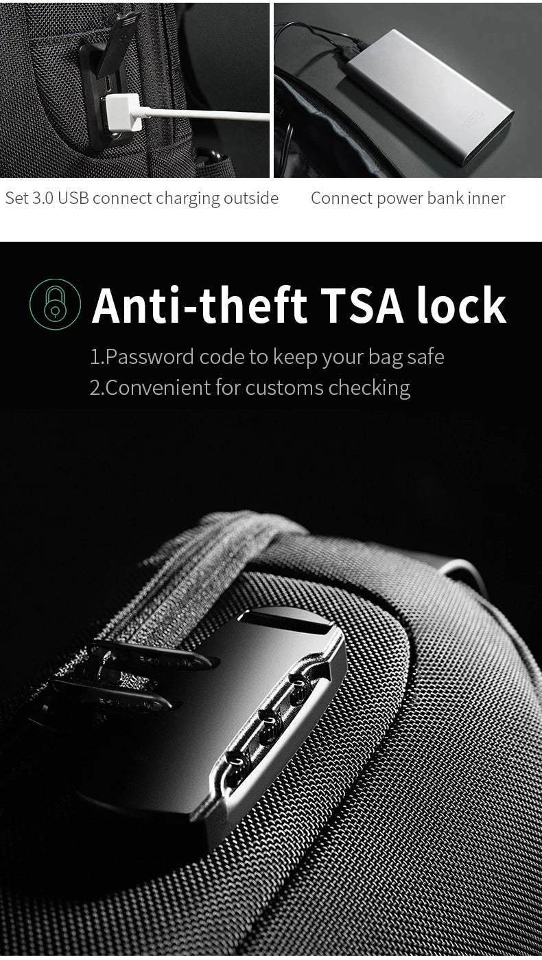 Anti-theft Crossbody Bag