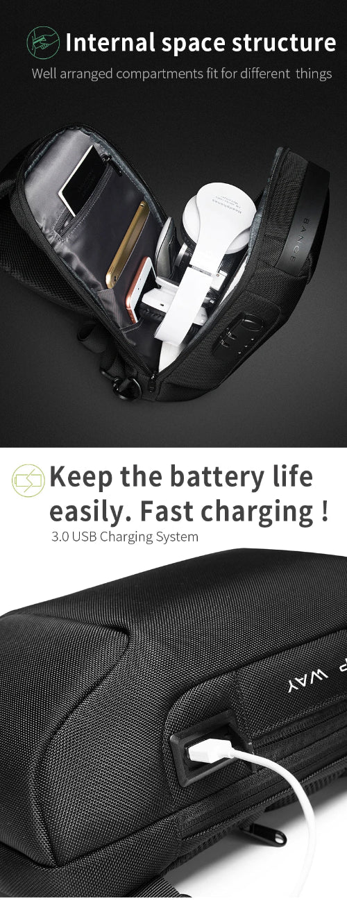 Anti-theft Crossbody Bag