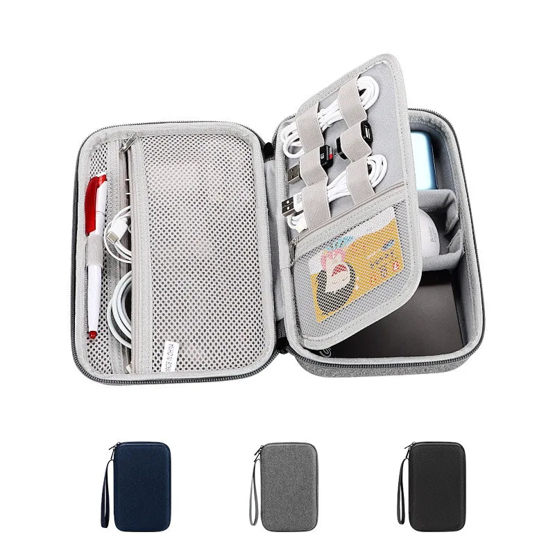 Large Capacity Electronics Travel Organizer