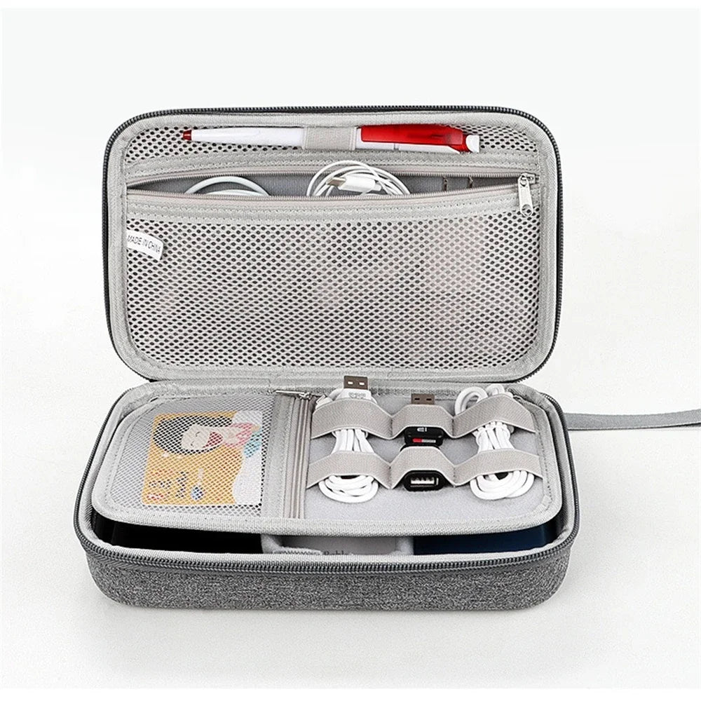Large Capacity Electronics Travel Organizer