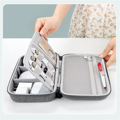 Large Capacity Electronics Travel Organizer